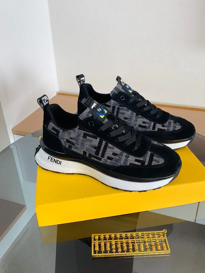 Factory price 442 (fendi) New style casual 👊🏻 upper 🇮🇹 imported cowhide fabric 🇩🇪 lining imported breathable mesh lining. The original outsole is molded to reflect the identity of every man, and the upper foot is stable and elegant🚶🏻🚶🏻High-end customized original version📯No matter the wind or rain, the shoe last remains unchanged and can withstand the verification of time🔍️,🔵 Size: 38-44